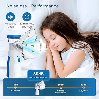 Mini Nebulizer Machine – Fast Mist, One-Button Use, Travel Friendly